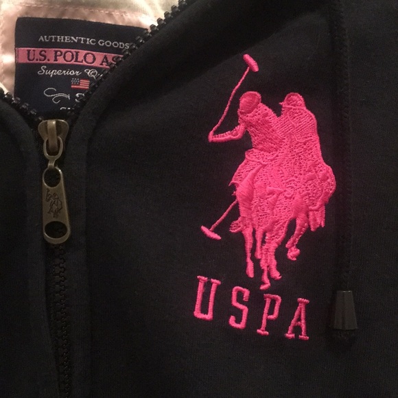 ❌SOLD❌Navy & Pink US POLO Jacket - Picture 6 of 6
